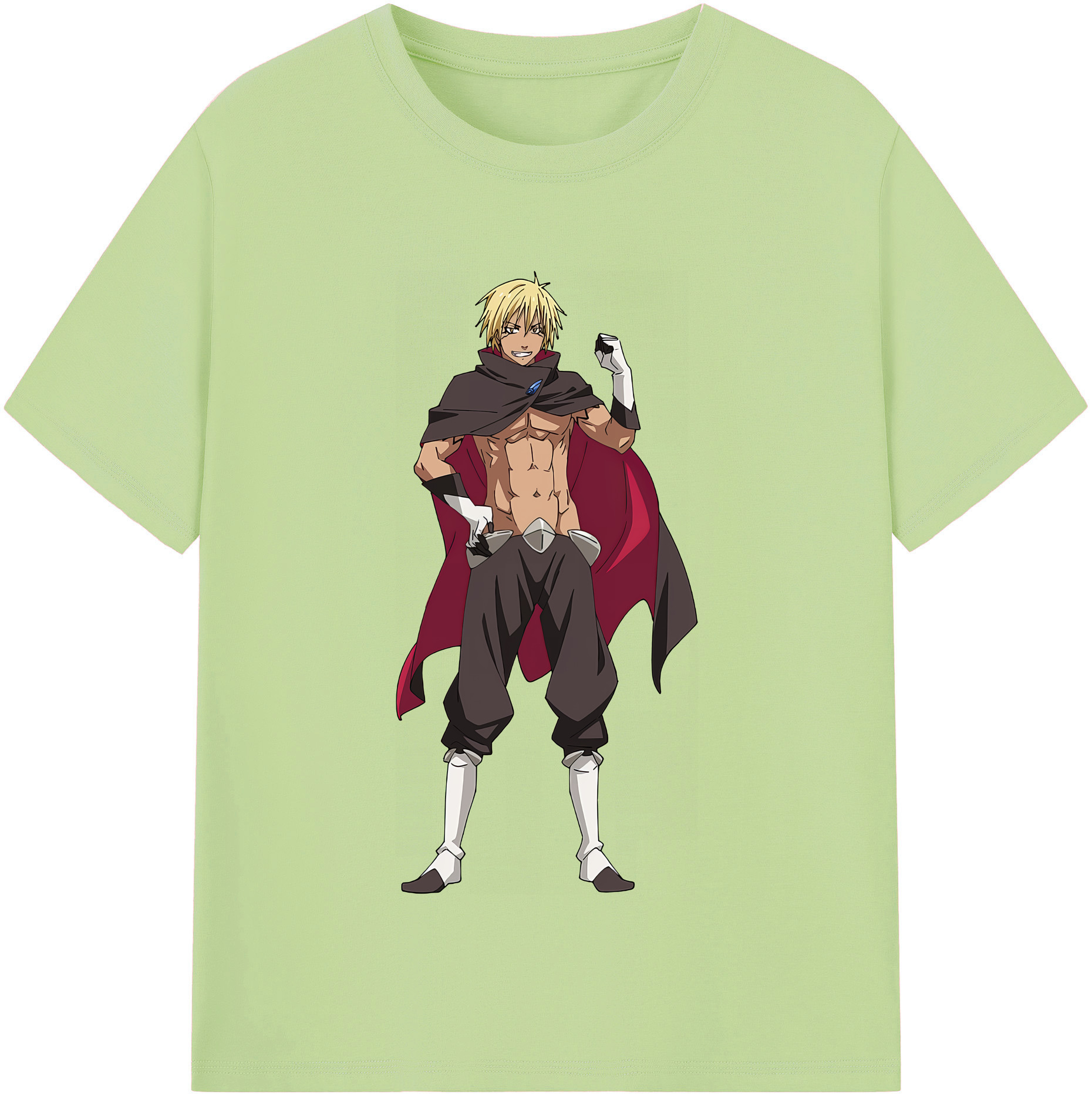 （画像用） 転スラ Regarding Reincarnated to Slime 綿100％半袖Tシャツ（フロントプリント）